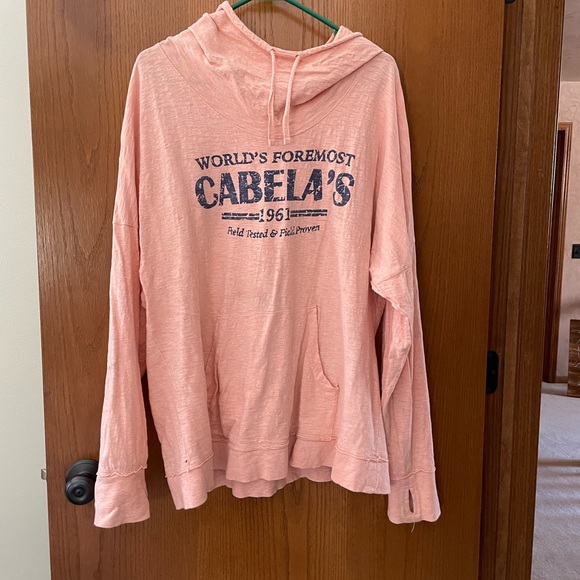 Cabela's Tops - Cabela’s peach hoodie. GUC. Soft and comfy. Size XL